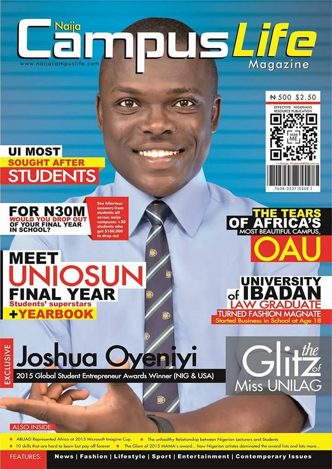 Coverpage Person on CampusLife Mag